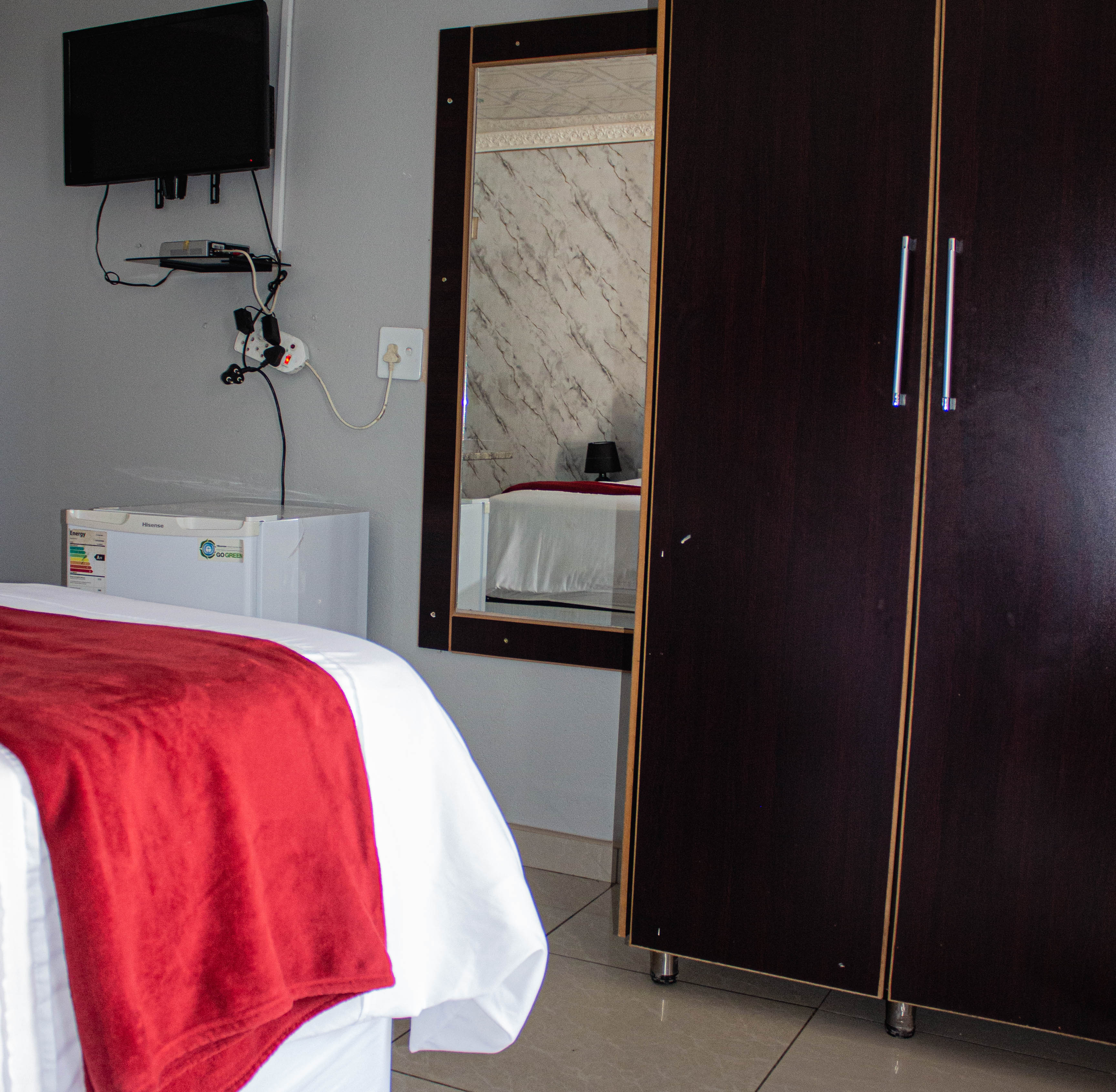 Deluxe Room bathroom at Mashamba Country House